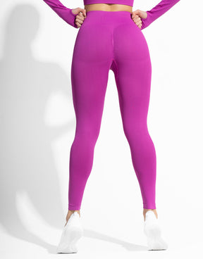 BASSIC PURPLE LONG SEAMLESS (FREE TOP)