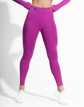 BASSIC PURPLE LONG SEAMLESS (FREE TOP)