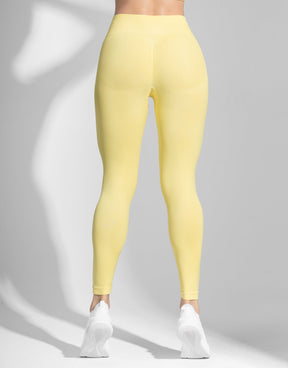 BASSIC YELLOW LONG SEAMLESS (FREE TOP)