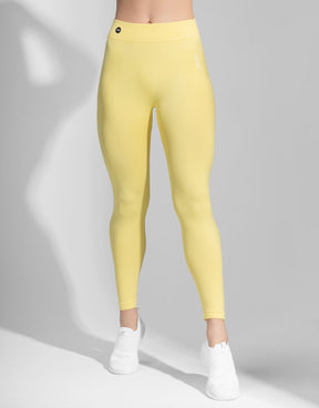 BASSIC YELLOW LONG SEAMLESS (FREE TOP)