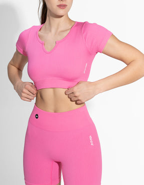 CLASSIC PINK SHORT SEAMLESS (FREE TOP)