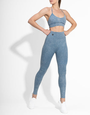 ZIPPED BLUE SEAMLESS (FREE TOP)