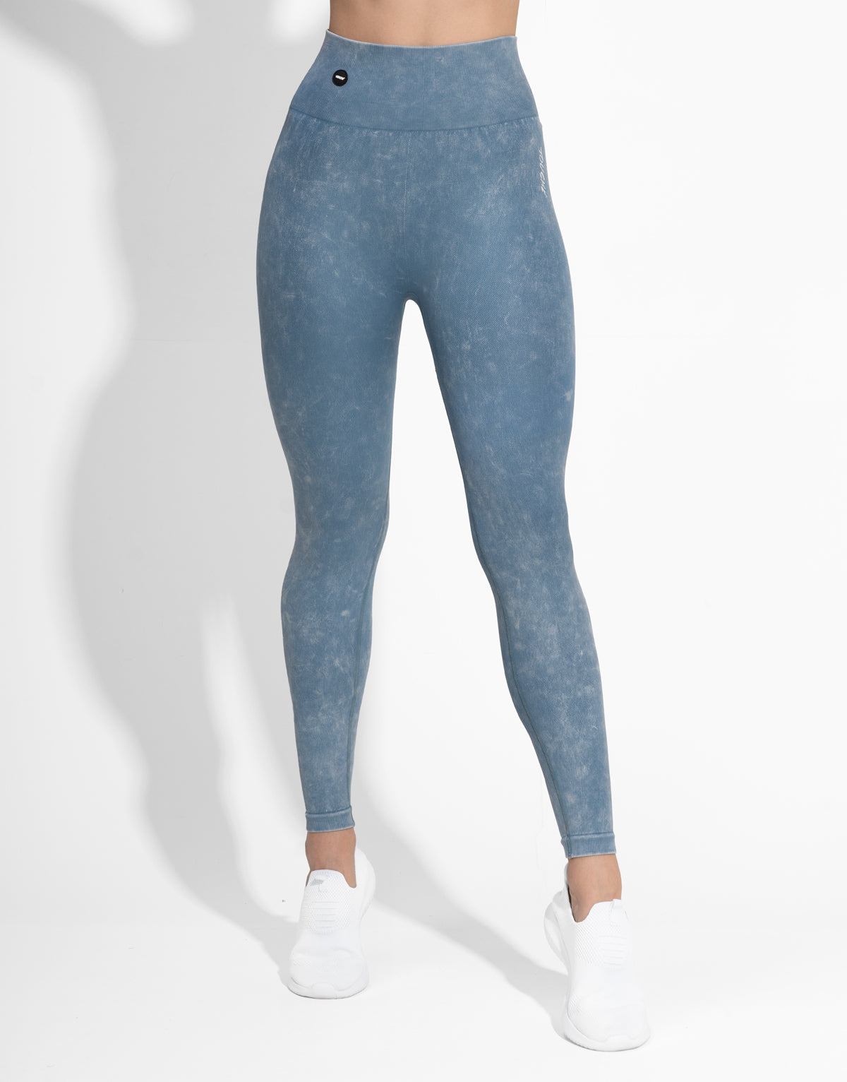 ZIPPED BLUE LONG SEAMLESS (FREE TOP)